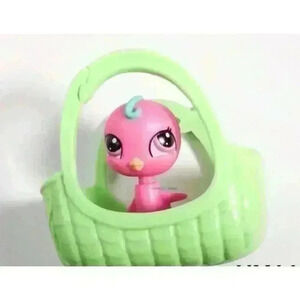❤️ NIP Littlest Pet Shop Pink Birdie Figure McDonalds Happy Meal Toy